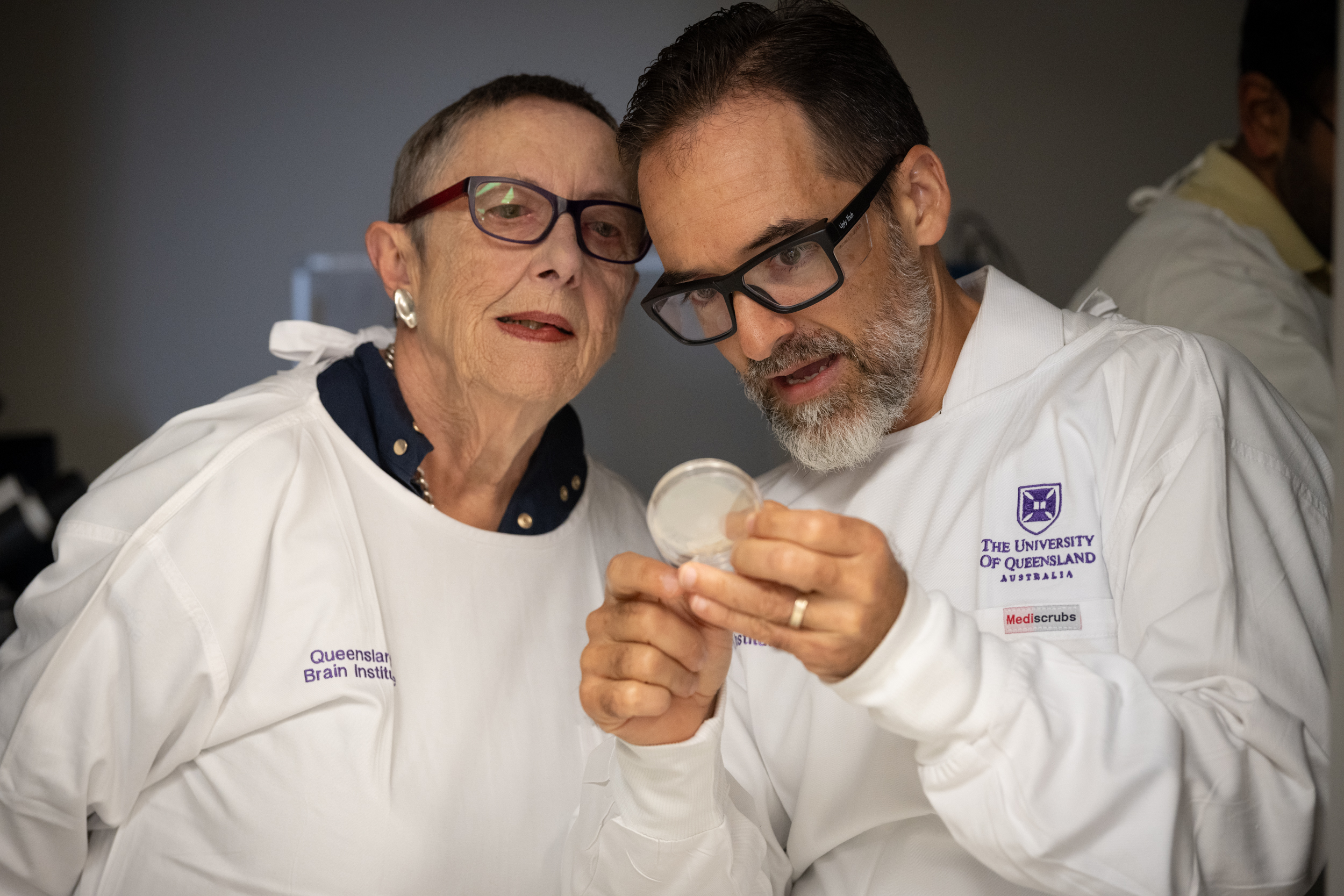 Caroline Farrell and Dr Ramon Martinez-Marmol