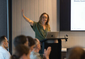 Alicia McCormick presenting 1